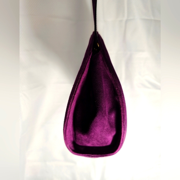 😍😍 Salvatore Ferragamo purple suede shoulder bag - Picture 3 of 10